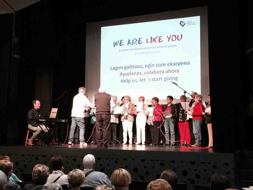 The charity concert We Are Like You in Eskoriatza