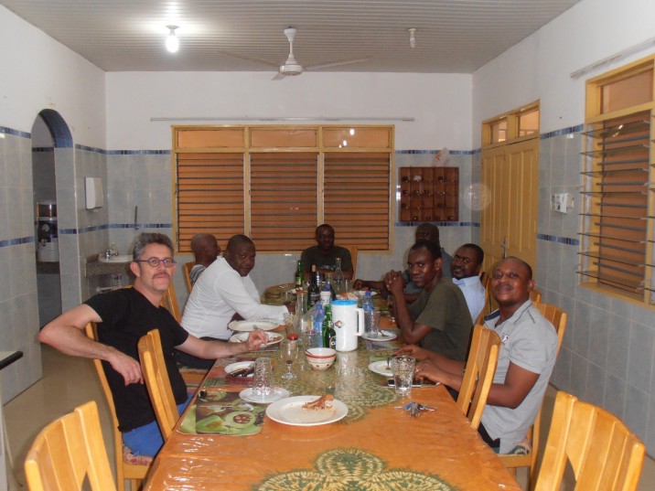 Con los Hermanos de San Juan de Dios en Accra.