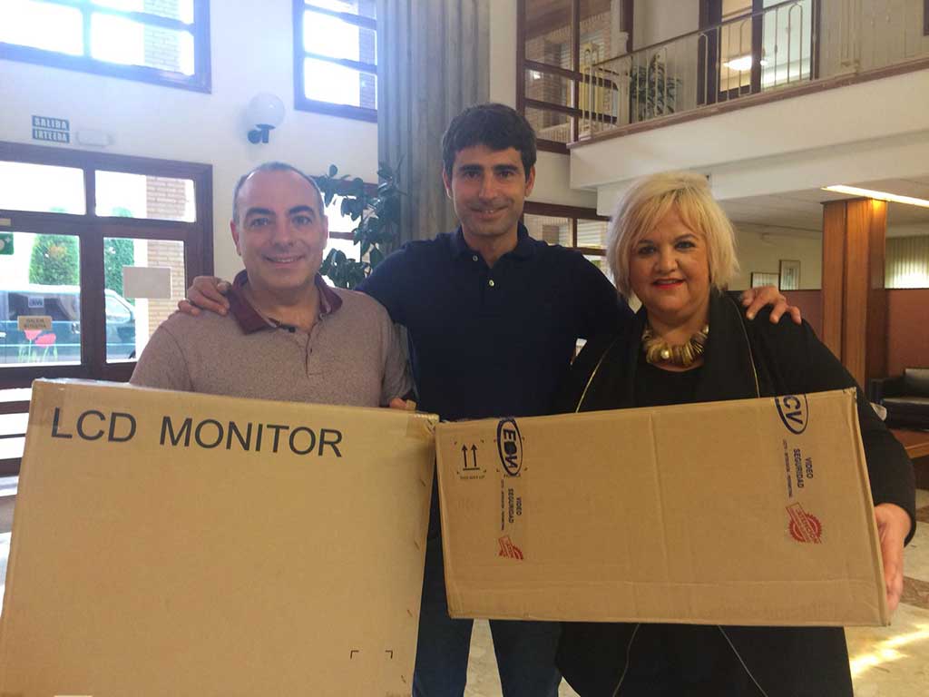 MCC Telecom donates surveillance cameras to the Saint Benedict Menni Mental Health Center