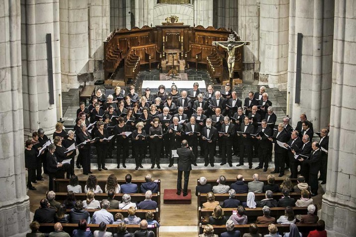 Concierto solidario de la Sociedad Coral de Bilbao en la Catedral de Santa María