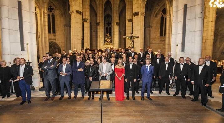 Concierto solidario de la Sociedad Coral de Bilbao en la Catedral de Santa María