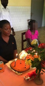 Birthday at the Saint Benedict Menni Mental Health Center in Monrovia, Liberia