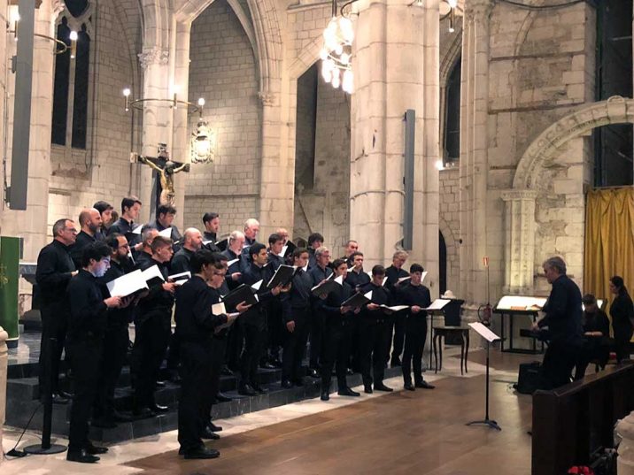 El Coro Easo, durante el concierto.