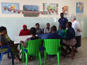 Sr Anabela Carneiro, Superior of Sisters Hospitallers, visits Monrovia