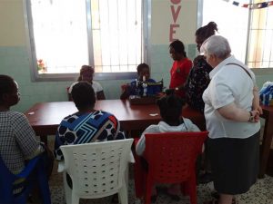 Sr Anabela Carneiro, Superior of Sisters Hospitallers, visits Monrovia