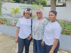 Community outreach and mental health awareness visit at the Seventh-day Adventist Cooper Hospital in Monrovia.