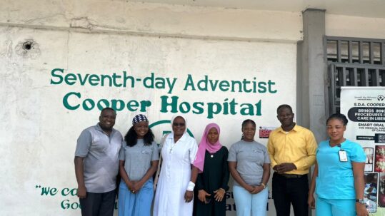 Community members taking part in a mental health awareness and psychosocial support session in Monrovia.