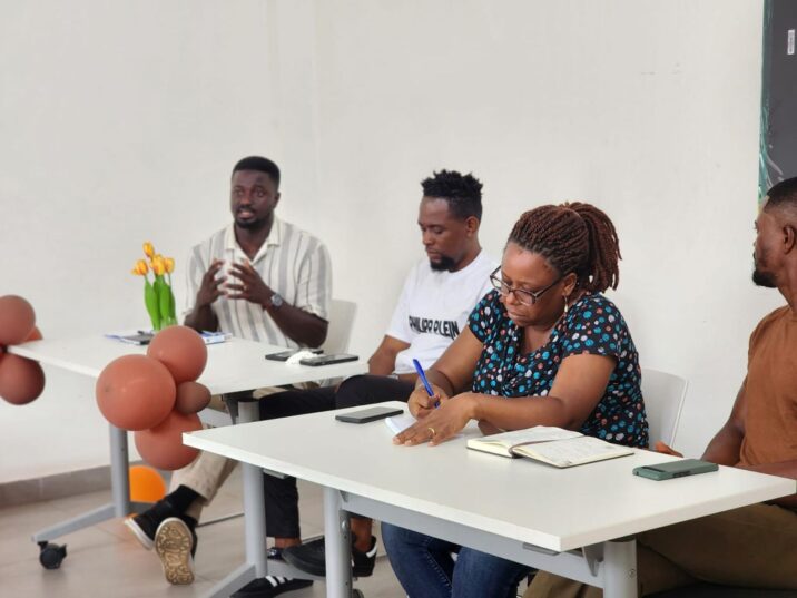 Panel discussion on maternal mental health during community workshop in Liberia