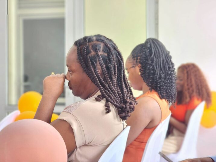 Mothers attending a maternal mental health workshop in Paynesville, Liberia