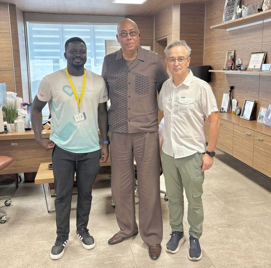 Representatives of NASSCORP meeting with project partners to support mental health rehabilitation for women in Liberia