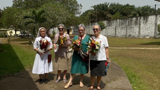 Sisters Hospitallers welcomed during the canonical visit as part of preparations for the Superior General’s visit