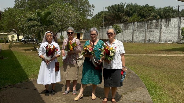 Sisters Hospitallers welcomed during the canonical visit as part of preparations for the Superior General’s visit